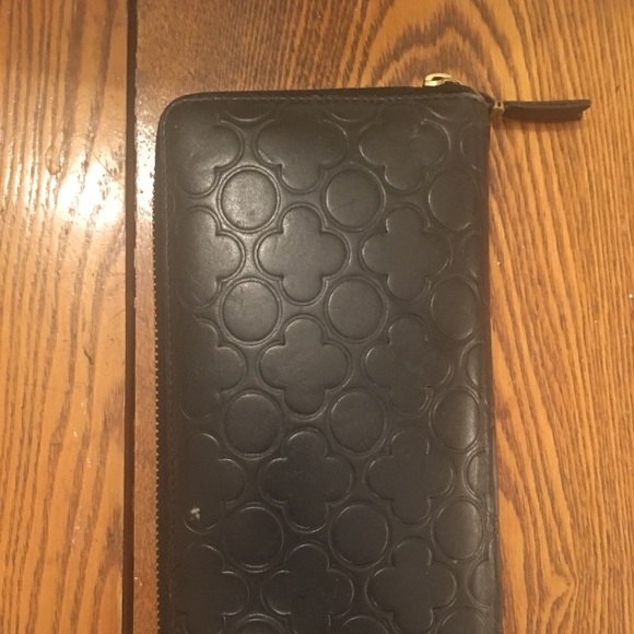 Comme des garçon black leather zip wallet w/ box - Picture 3 of 8